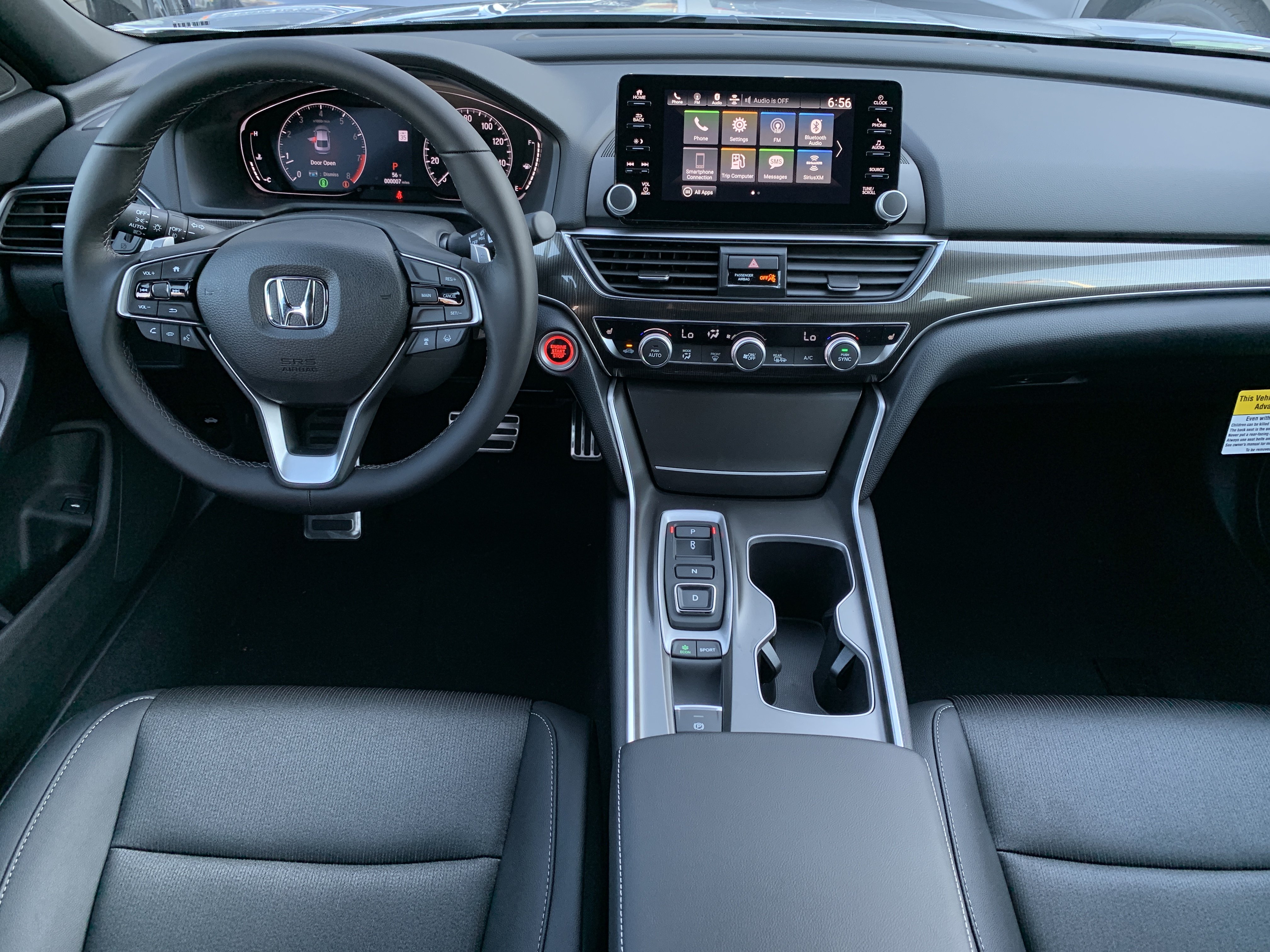 New 2019 Honda Accord Sedan Sport 2 0t Fwd 4dr Car